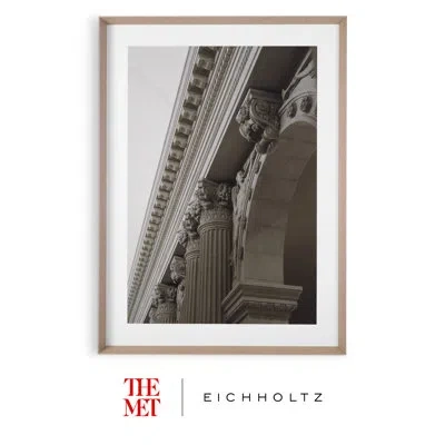 Eichholtz The Met X  4 Interior Framed On Glass In Brown,gray