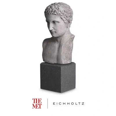 Eichholtz The Met X  Handmade People Bust In Black/gray In Black,gray