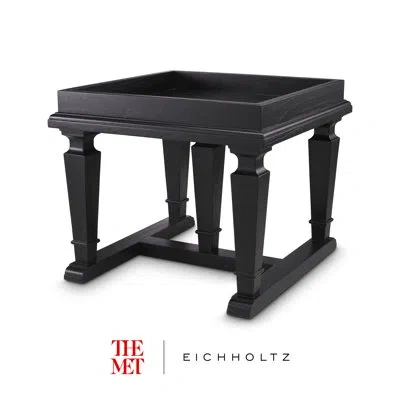 Eichholtz The Met X  Tray Top Trestle End Table In Black