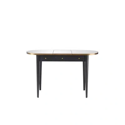 Eichholtz Toulouse 49.61" Console Table And Mirror Set In Black