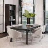 Eichholtz Tremont Dining Table In Charcoal Oak