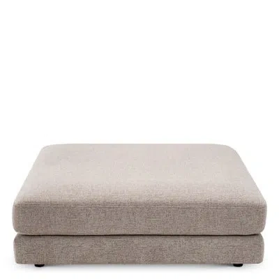 Eichholtz Upholstered Ottoman In Brown