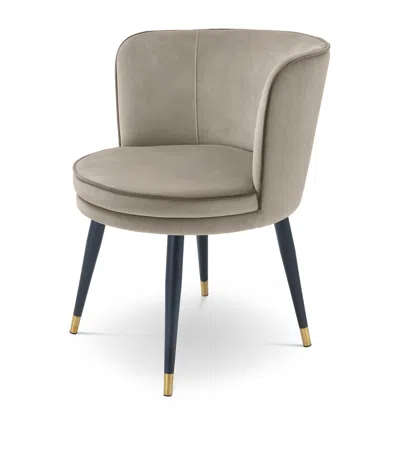 Eichholtz Velvet Grenada Dining Chair In Gray