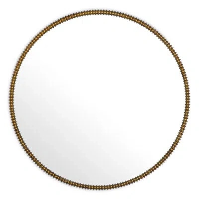 Eichholtz Vezzola Metal Round Mirror In Brown