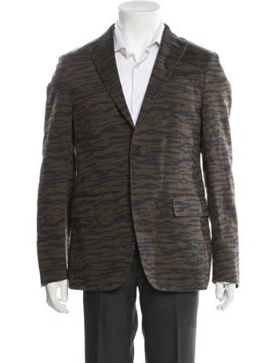 Pre-owned Eidos Blazer In Green