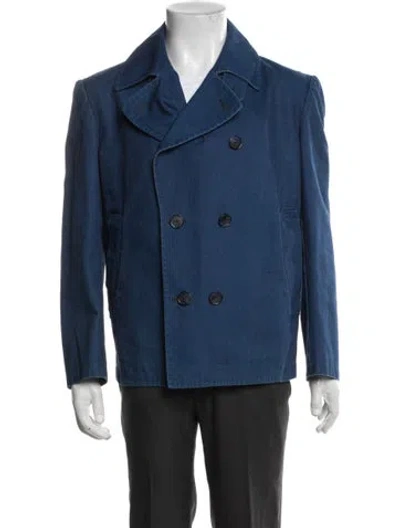 Pre-owned Eidos Denim Jacket In Blue
