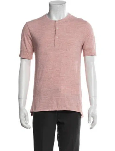 Pre-owned Eidos Short Sleeve Shirt In Pink