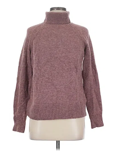 Pre-owned Eight Eight Eight Turtleneck Sweater In Burgundy
