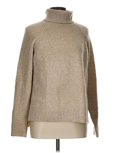 Pre-owned Eight Eight Eight Turtleneck Sweater In Tan