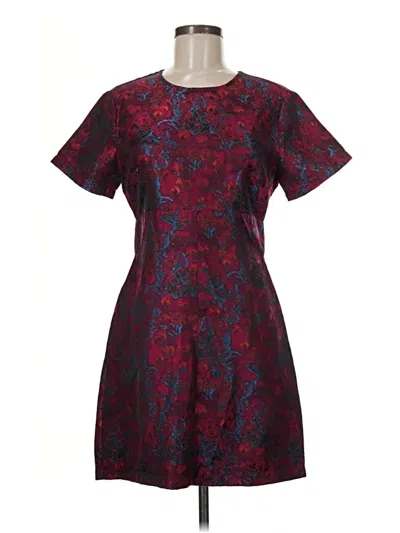 Pre-owned Eight Sixty Casual Dress In Burgundy