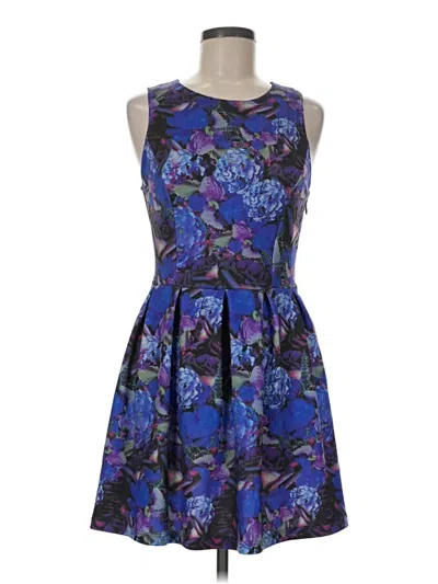 Pre-owned Eight Sixty Cocktail Dress In Blue