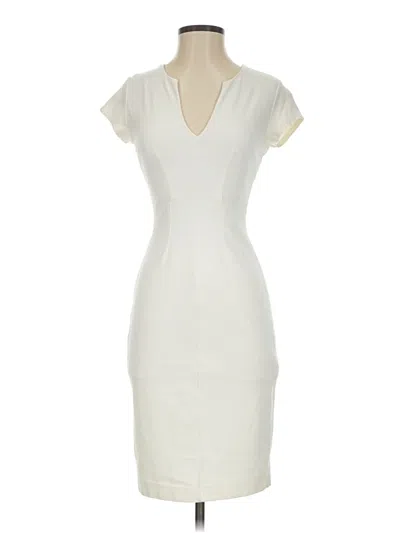 Pre-owned Eight Sixty Cocktail Dress In White