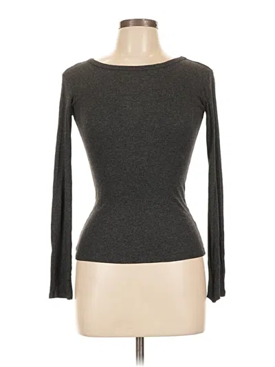 Pre-owned Eight Sixty Long Sleeve T-shirt In Gray