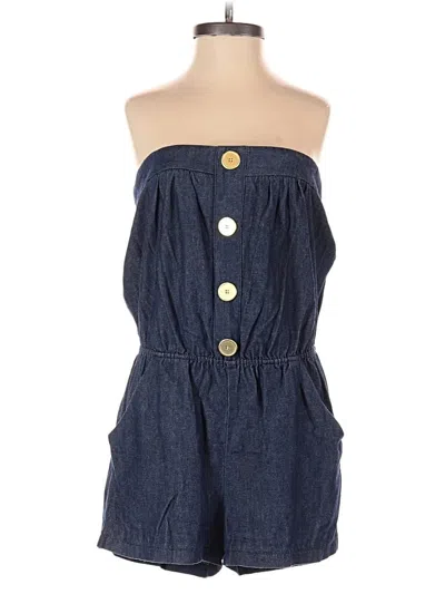 Pre-owned Eight Sixty Romper In Blue