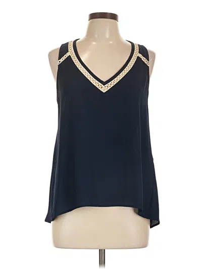 Pre-owned Eight Sixty Sleeveless Blouse In Blue
