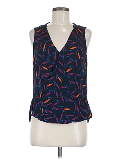 Pre-owned Eight Sixty Sleeveless Blouse In Blue
