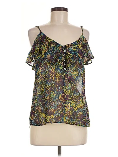 Pre-owned Eight Sixty Sleeveless Blouse In Blue