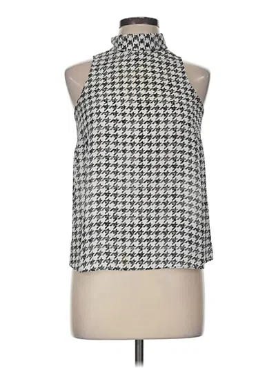Pre-owned Eight Sixty Sleeveless Blouse In Silver
