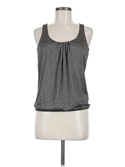 Pre-owned Eight Sixty Sleeveless Top Gray Halter Neckline Tops