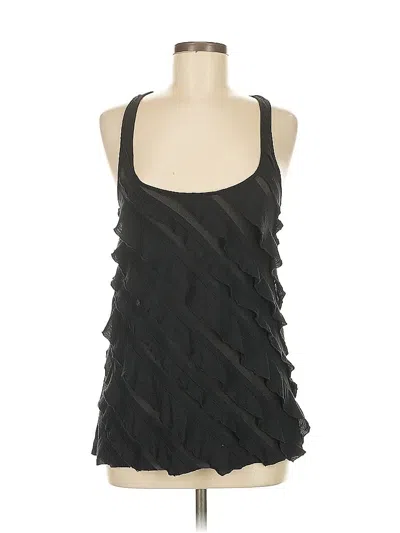 Pre-owned Eight Sixty Tank Top Black Halter Neckline Tops