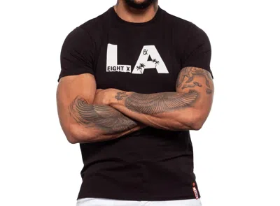 Eight X A Day In La Graphic T-shirt In Black