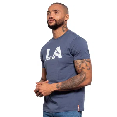 Eight X A Day In La Graphic T-shirt In Blue In Multi