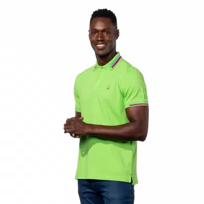 Eight X Anthony Frog Polo In Green In Metallic