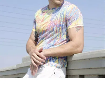 Eight X Bright Colors Print T-shirt In Multi
