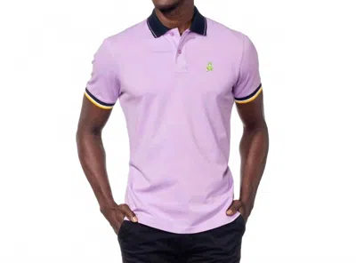 Eight X Bruno Frog Polo In Lilac In Purple