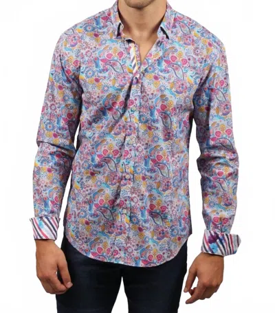 Eight X Button Down Print Shirt In Multi