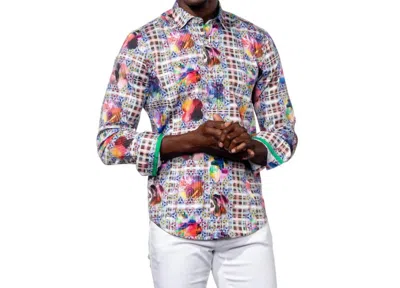 Eight X Dance Dance Revolution Button Down Shirt In Multi