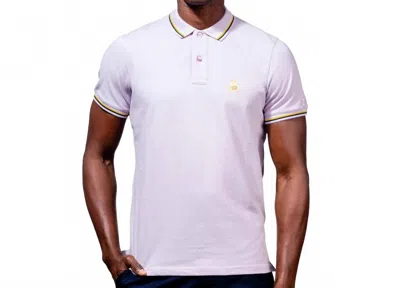 Eight X Diego Frog Gold Edition Polo In Lilac In Neutral
