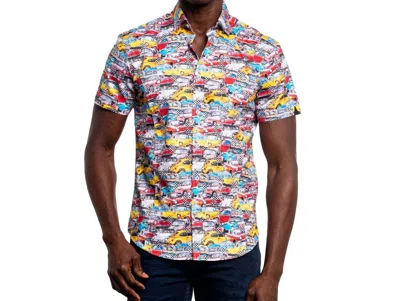 Eight X Drive My Car Short Sleeve Button Down Shirt In Multi