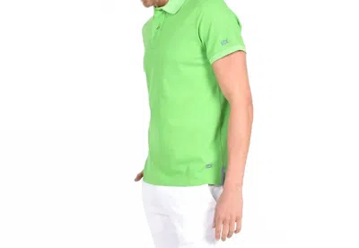Eight X Ex Logo Polo In Green