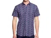 Eight X Flower Power Short Sleeve Button Down Shirt In Navy