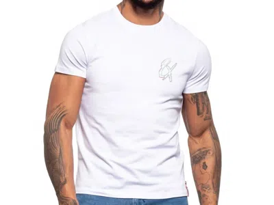 Eight X Frequency Logo Graphic T-shirt In White