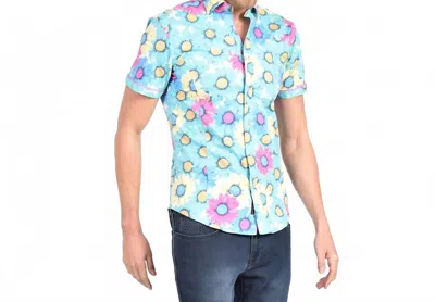 Eight X Gerbera Daisy Short Sleeve Shirt In Multi