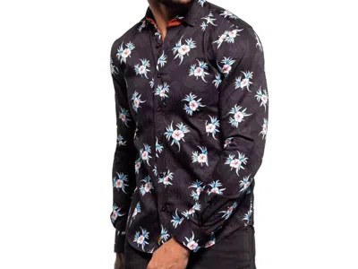 Eight X Heat Of The Night Pm Edition Shirt In Black In Blue