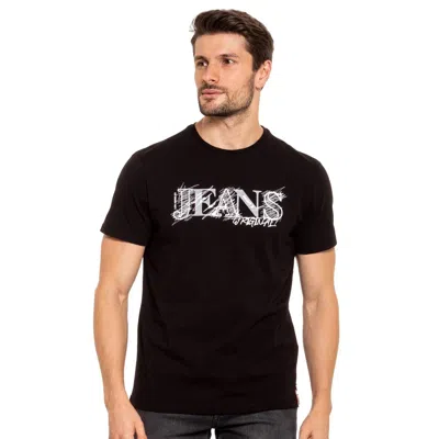 Eight X Jeans Street T-shirt In Black