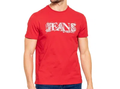 Eight X Jeans Street T-shirt In Red