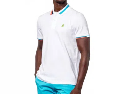 Eight X José Frog Polo In White