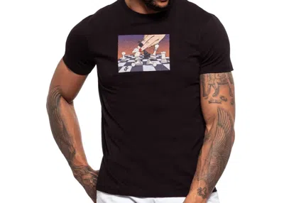 Eight X Knight Fall Graphic T-shirt In Black In Animal Print