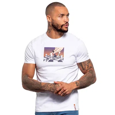 Eight X Knight Fall Graphic T-shirt In White
