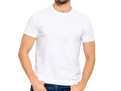 Eight X Low Profile Embroidered Street T-shirt In White In Multi