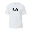 Eight X Men's A Day In La Graphic T-shirt - White In White