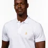 Eight X Men's Adrián Frog Gold Edition Polo - White In Blue