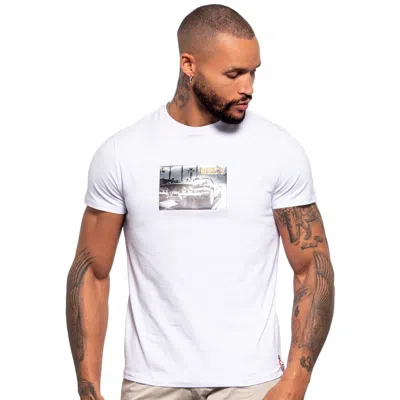 Eight X Men's American Muscle Graphic T-shirt - White