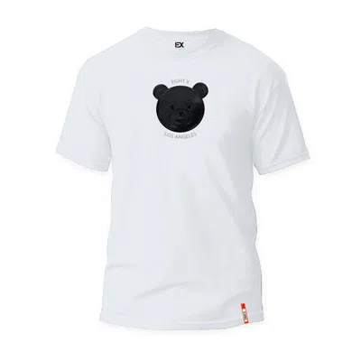 Eight X Men's Bad News Bear Graphic T-shirt - White