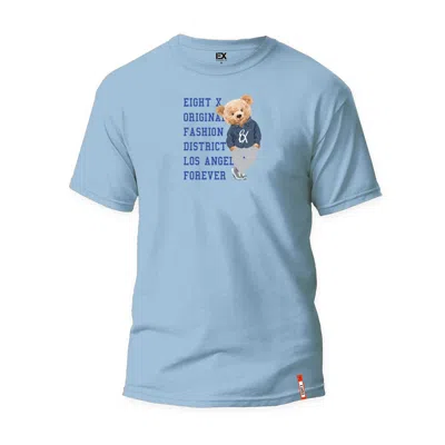 Eight X Men's Bear Origins Graphic T-shirt - Blue