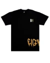 Eight X Men's Bear Tag Graphic T-shirt - Black In Black